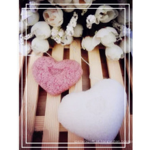 100% Natural Heart Shape Konjac Sponge Original Factory